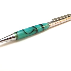 Silver gentry twist ballpoint