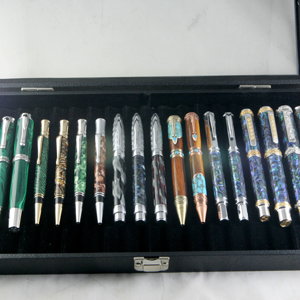 18 Pen Glass Display Case