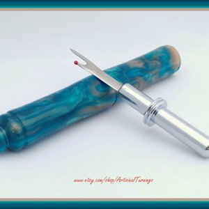 Turquoise & Tan