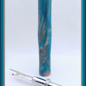 Turquoise & Tan