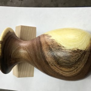 First mesquite bud vase