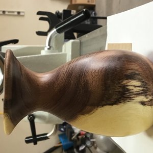 First mesquite bud vase