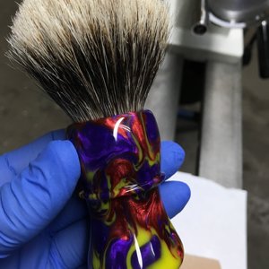 Jester inspired shaving brush