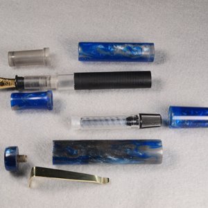 Kitless FP with piston and ink window