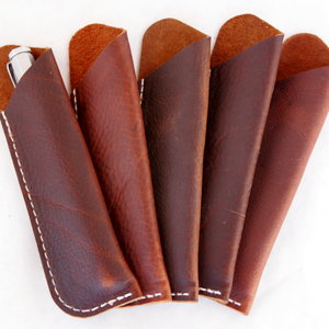 Leather Pen Sleeves