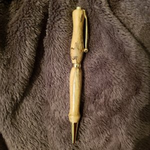 Spalted thumbs up pen