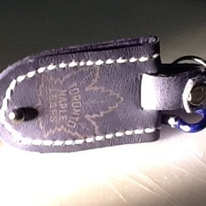 Leather key chain