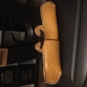Japanese leather pen case