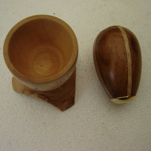 Kaleidoscope Eggs and Egg Cups