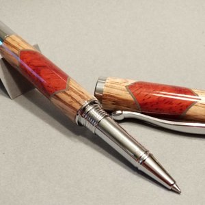 Chrome Atrax with Zebrawood and Paduk
