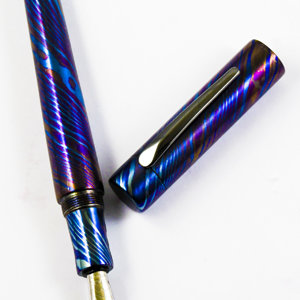 MokuTi Titanium Zirconium Damascus Fountain Pen20191225_016_1.JPG