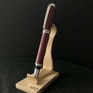 Purpleheart Baron Rollerball - Silver