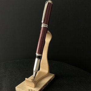 Purpleheart Baron Rollerball - Silver