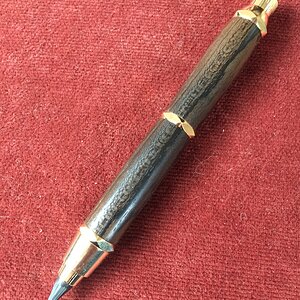 Walnut on carpenter's pencil in gold from William Wood Write