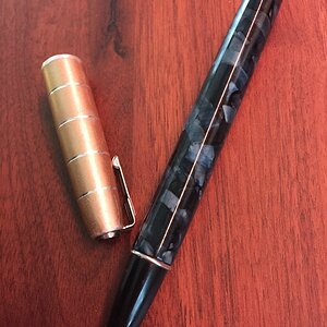 1940’s Waterman hooded nib in vintage cellulose acetate