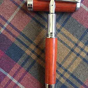 Eros calligraphy pen in padauk