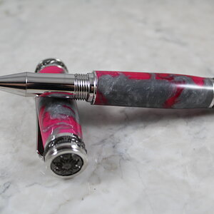 Majestic Rollerball - Grey and Fuchsia