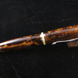 Desert Ironwood on 22k gold Jr Statesman FP