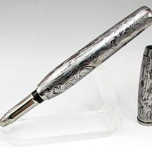 Baron Blk Ti M3 Damascus Steel