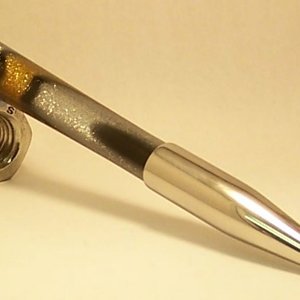 Closed ended click pen