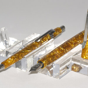 Yellow marble pen and pencil -2.jpg
