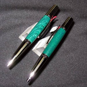 Pair of Malachite
