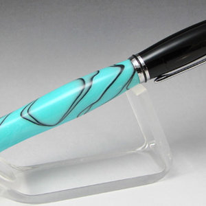 Baron Chrome Closed End Black and Turqouise