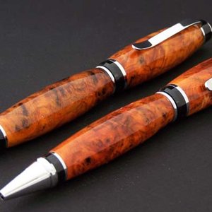 Paela Burl Cigar Set (CA Finish)