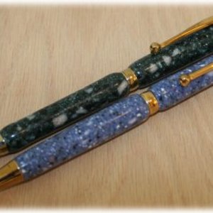 Pen and Pencil Corian set.