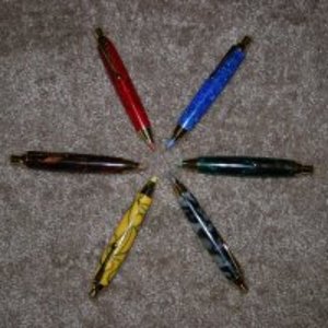 Set of artist pencils.