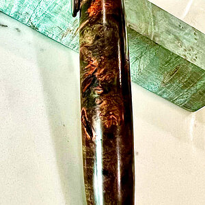American Flag Pen Photo Green Burl.jpg