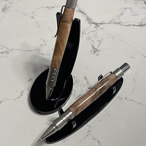 Maple Burl Pen and Pencil Duraclick EDC