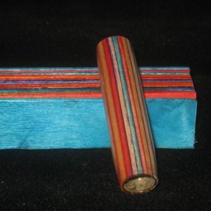 Popsicle stick pen blank
