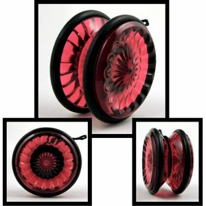 Acrylic one-piece (no glue) yo-yo
