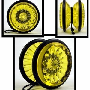 Acrylic one-piece (no glue) yo-yo