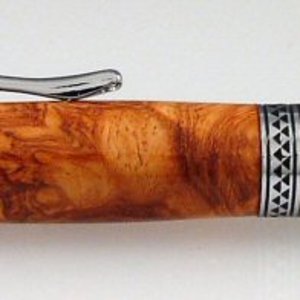 Amboyna Burl Two-Tone on Tapa Pacifica Black-Ti and Platinum