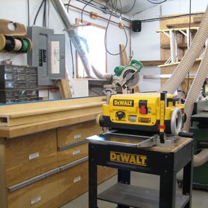 Planer, jointer & miter station