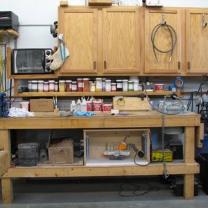 Casting, PC and finishing bench