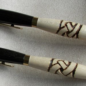 Carved Knot With IBO and Maple