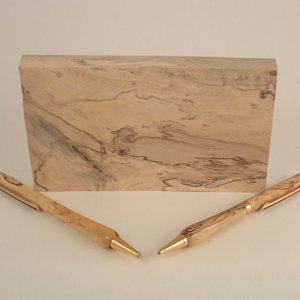 Spalted Citrus Pen & Pencil