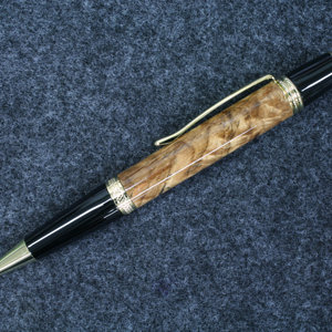 Gold Wall St II in Feathered Oak