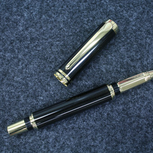A gold Navigator in Ebony