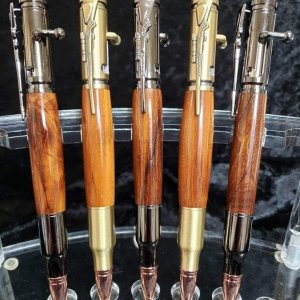 Gun Metal and Antique Brass with Bois d'Arc (Bodark)