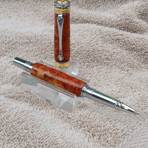 Majestic Jr Amboyna Burl Rollerball 1a.jpg