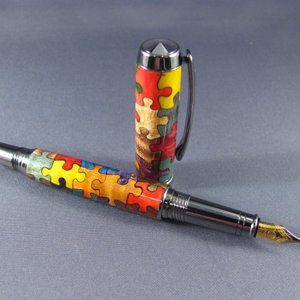Dyed Puzzle Pen