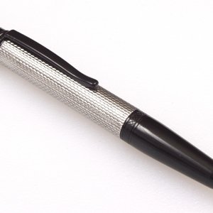 stainless straight line turned pen