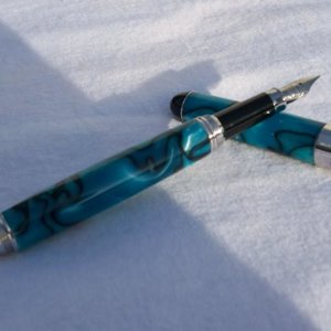 Blue swirl euro F.P.