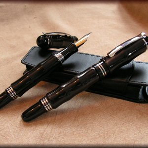 Buffalo Horn Churchill Fountain Pens