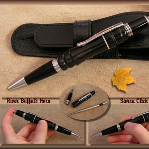 Buffalo Horn Sierra Click Pen