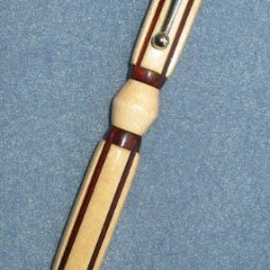 Hand Carved 2 layer Fluted Pen